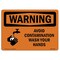 Signmission OSHA WARNING, 10" Height, Peel And Stick Wall Graphic, 14" x 10", Landscape, Grain Bin Silo Safety OS-WS-RD-1014-L-11960 - alternate 1